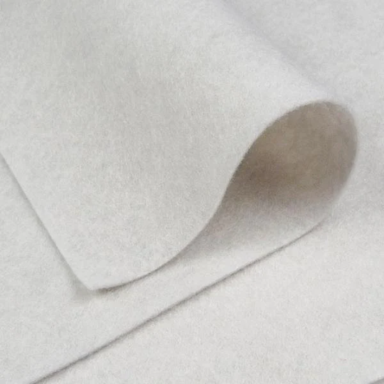 Antique White Wool Felt Sheets 20%