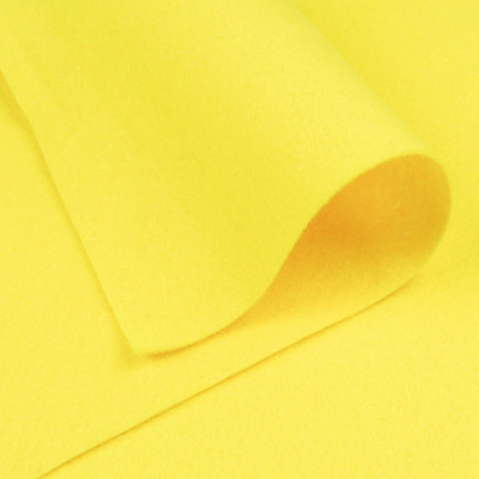 Banana Cream Wool Felt Sheets 20%