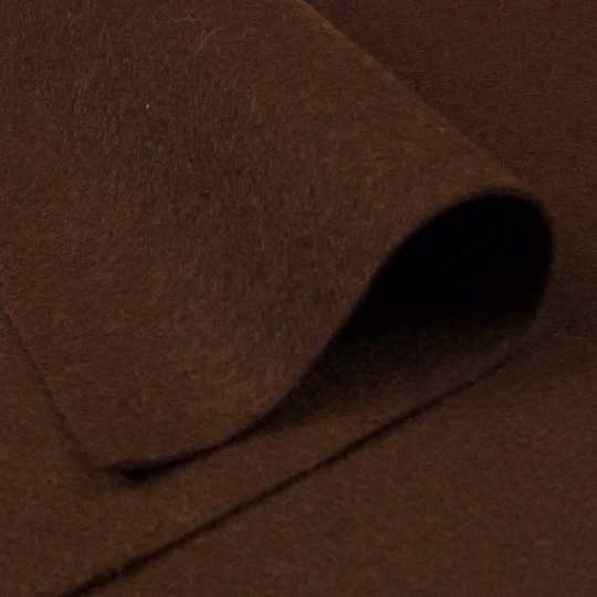 Chocolate Wool Felt Sheets 35%