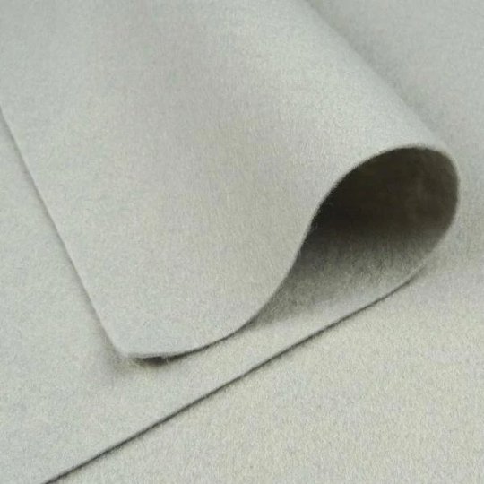 Silver Grey Wool Felt Sheets 35%