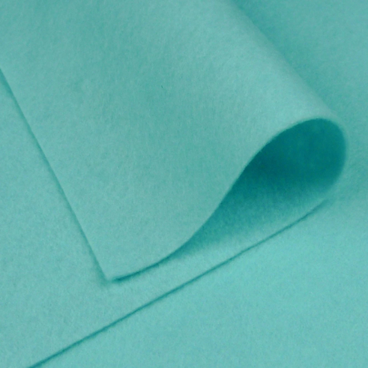 Alluring Aqua Wool Felt Sheets 35%