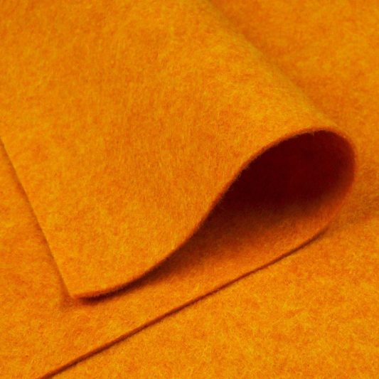 Butternut Squash Wool Felt Sheets 35%