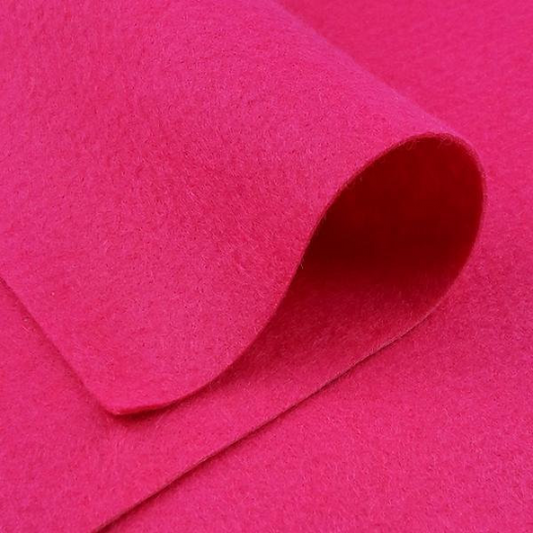 Fuchsia Wool Felt Sheets 20%
