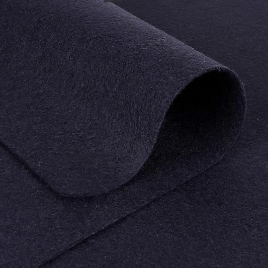 Navy Blue Wool Felt Sheets 20%