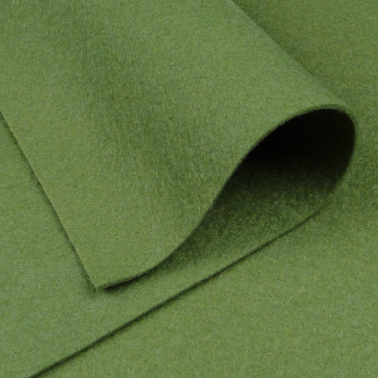 Olive Green Wool Felt Sheets 35%