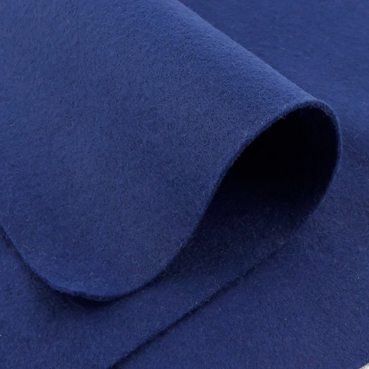 Royal Blue Wool Felt Sheets 20%