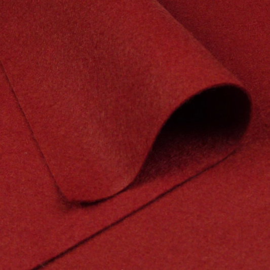 Rustic Crimson Wool Felt Sheets 35%